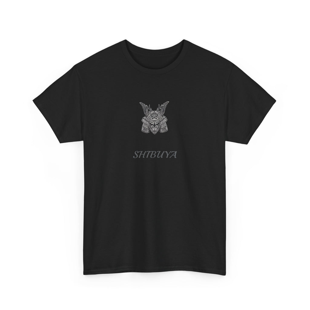 T-Shirt — 'Paradise' Graphic Tee with Shiriya Demon Mask Print