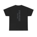 T-Shirt — 'Paradise' Graphic Tee with Shiriya Demon Mask Print