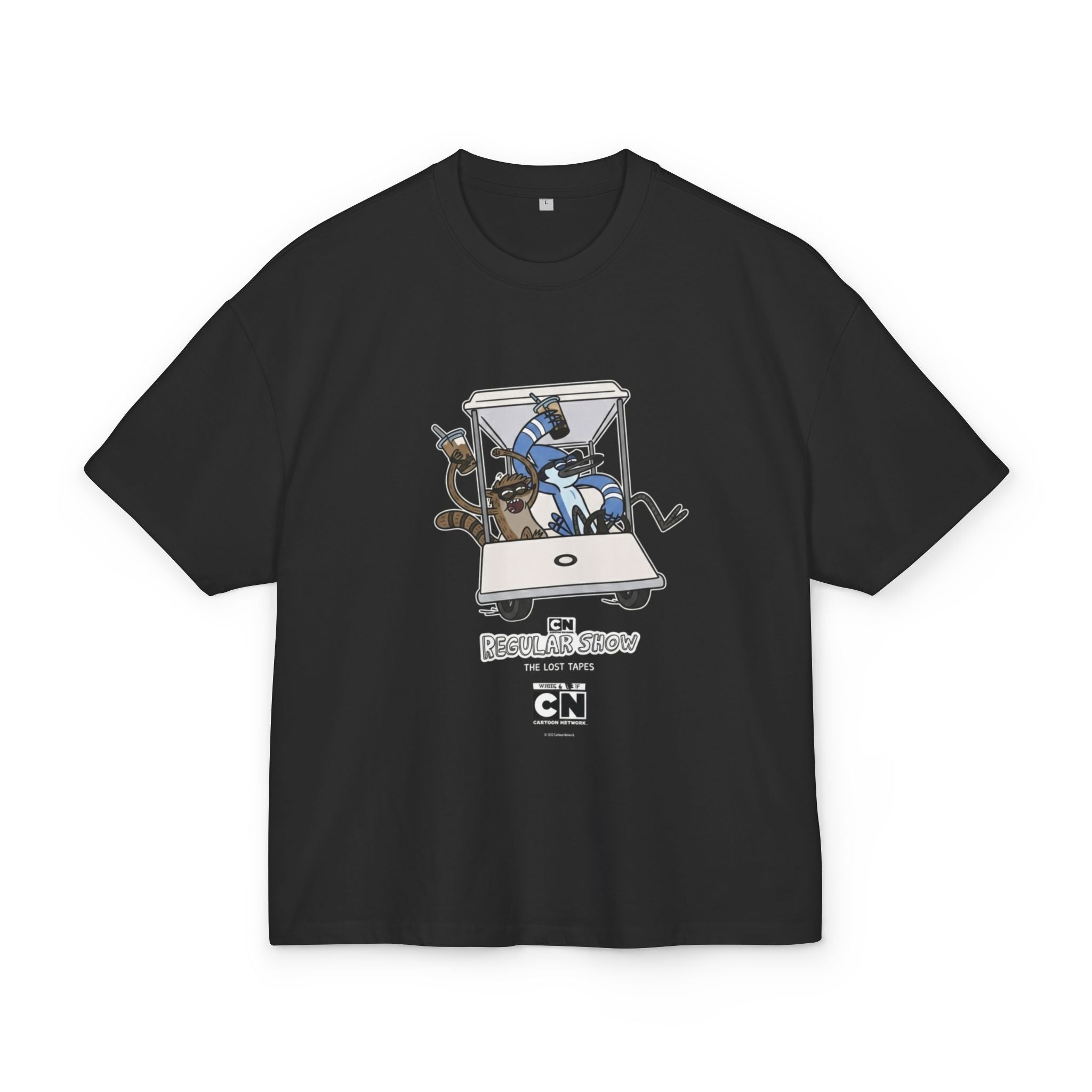 Cartoon Arcade Tee — 'Paradise Club' Regular Show Shirt
