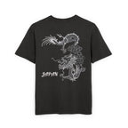 Paradise Dragons Japan Graphic Tee — Acid Wash Oversized Men’s Shirt