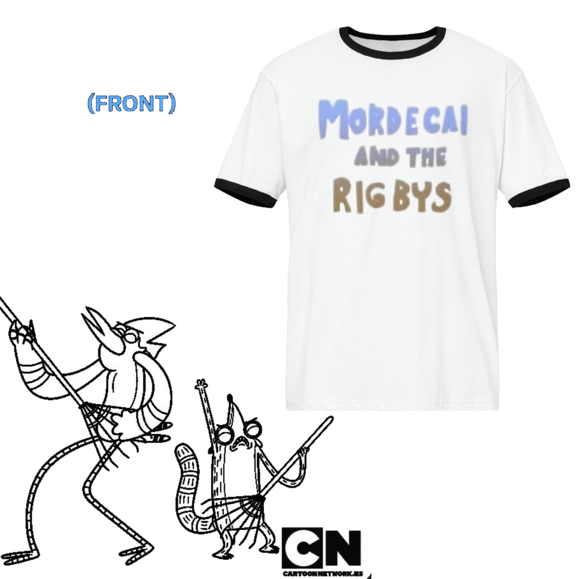 Mordecai and the Rigbys ringer T-shirt